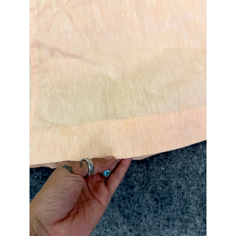 Vintage Bobbie Brooks Peach‎ A-Line Midi Skirt Womens Size 7 Retro Cottagecore - Picture 4 of 12